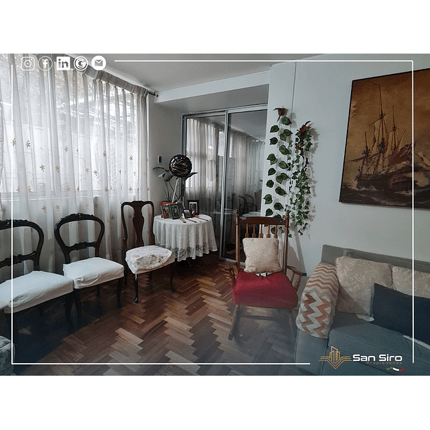 Gran Oportunidad De Vivir En Ñuñoa Departamento 3d 3b 4