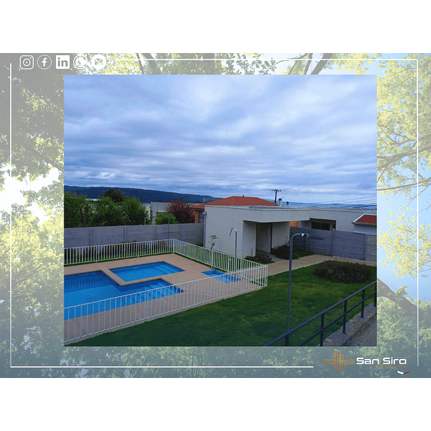 Venta Departamento Tomé 3D 2B Estacionamiento 11