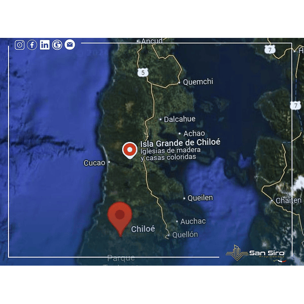 Venta Casa en Parcela 5.000m2 Chiloé  3 D 2 B 15