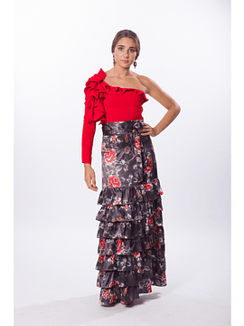 Falda Flamenca  Flores