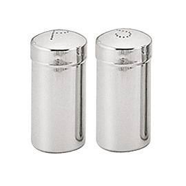 Salero & pimentero 5x10 cm Acero Inox. 