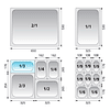 Gastronorm 1/3 6,5cm 2
