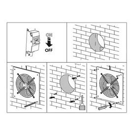 Extractor de aire industrial