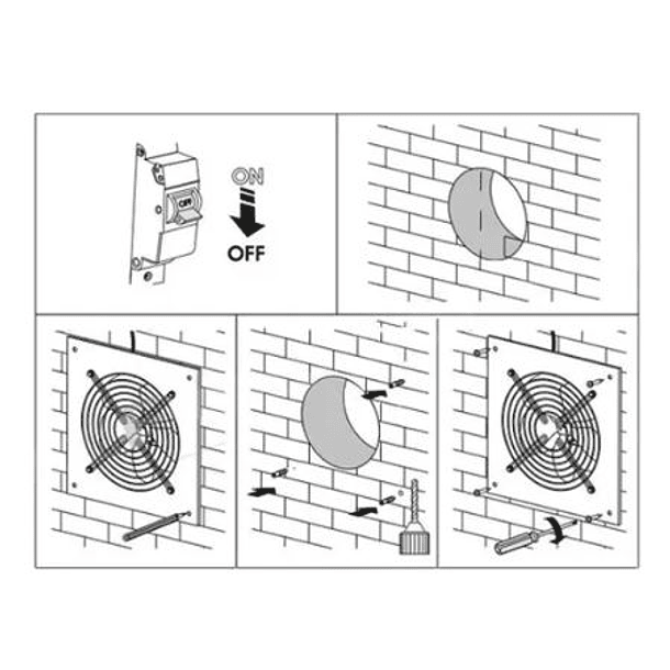 Extractor de aire industrial 2