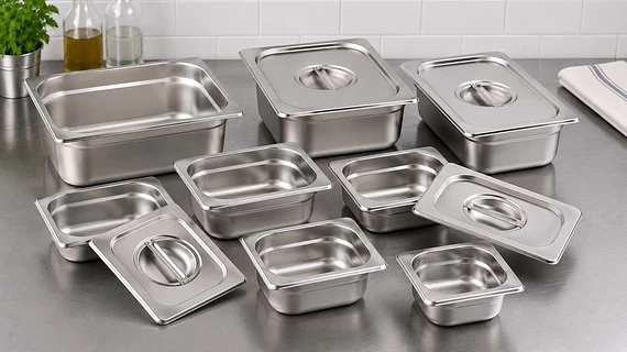 Contenedores GN: qué son y cómo usarlos en cocina profesional