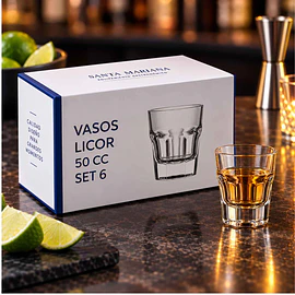 Vasitos Licor 50 cc (6 unid)