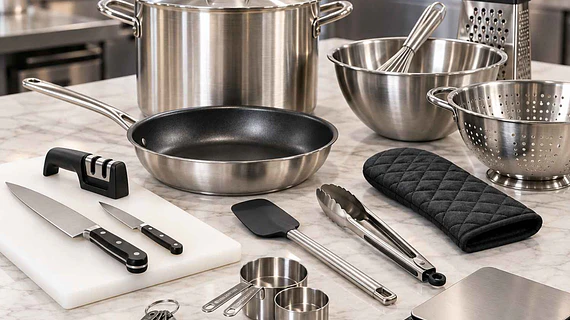 Los 10 utensilios que no pueden faltar en una cocina profesional