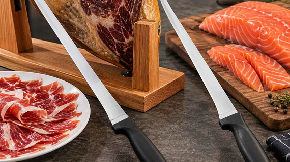 Cuchillo jamonero vs. filetero: diferencias clave