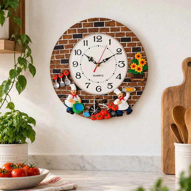 Reloj de Cocina de Pared 29 cm 3