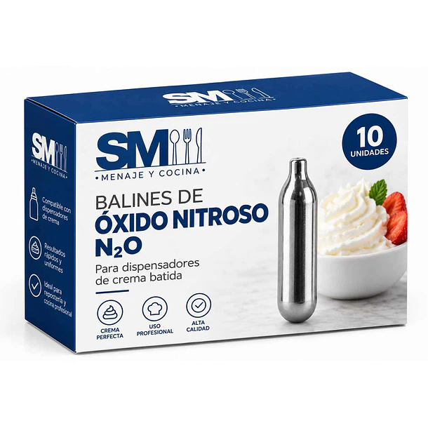 Balines de Óxido Nitroso 10 Unidades 3