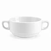 Taza Consomé Apilable Blanca de Policarbonato 350 cc 1