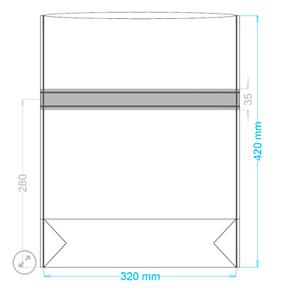 Ecobolsas 5kg 100 Uni.