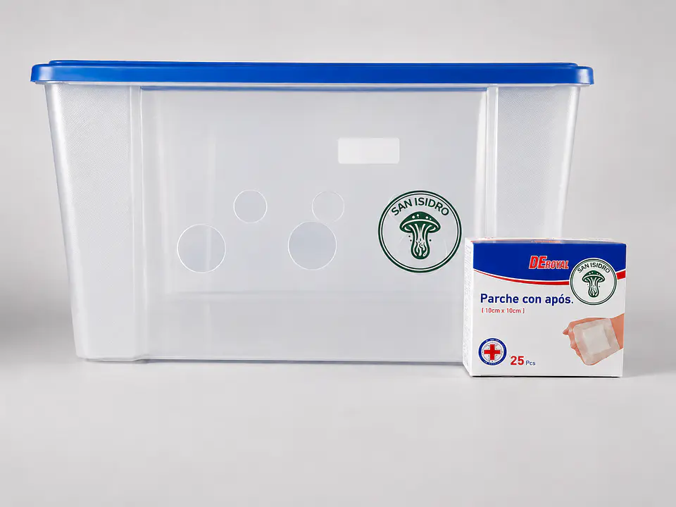 Caja fructificadora 28 litros + filtros 1