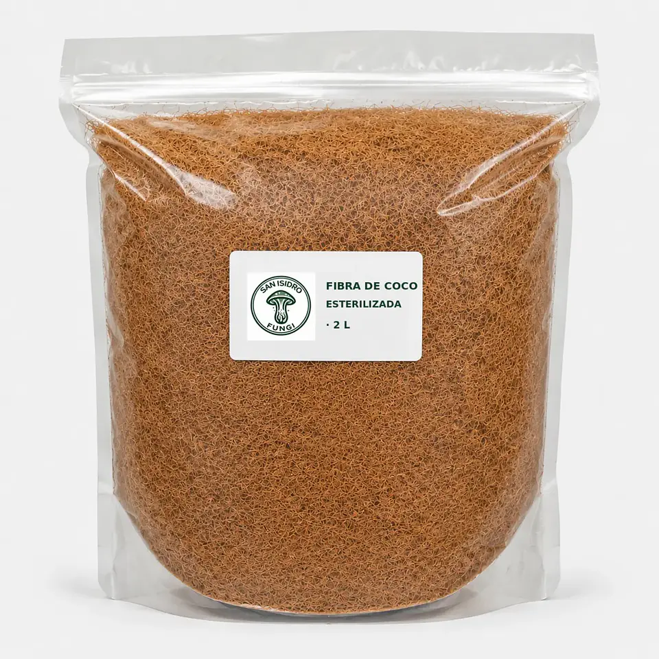 Fibra de Coco Esterilizada 2 L | San Isidro Fungi 1