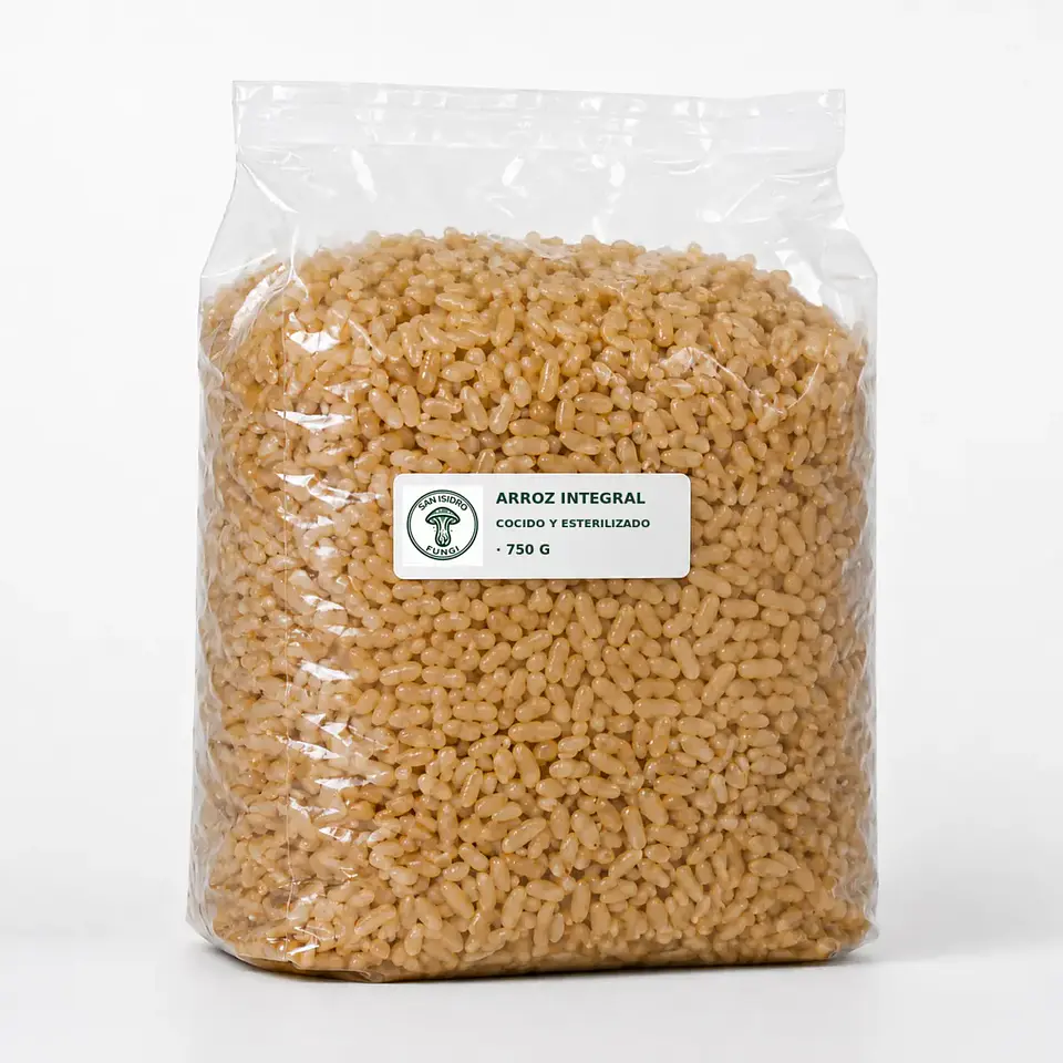 Arroz integral cocido y esterilizado 750 g San Isidro  1
