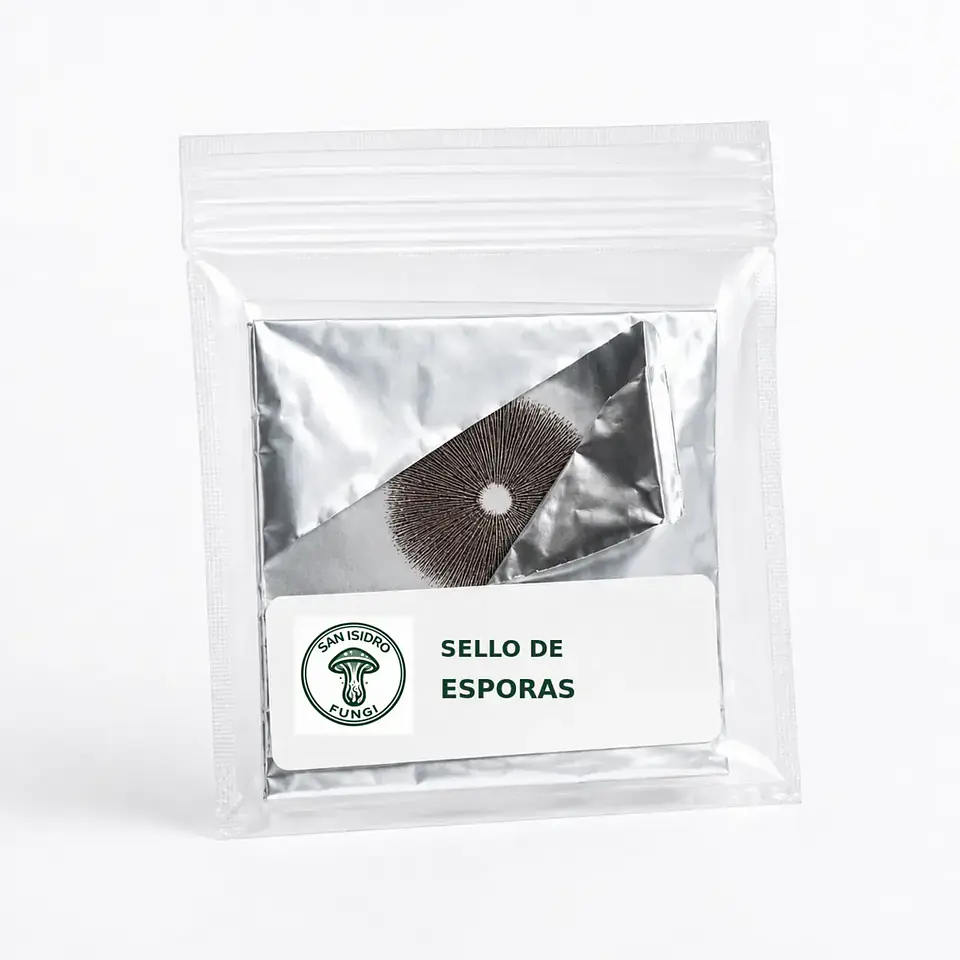 Sello de Esporas para microscopía San Isidro  1