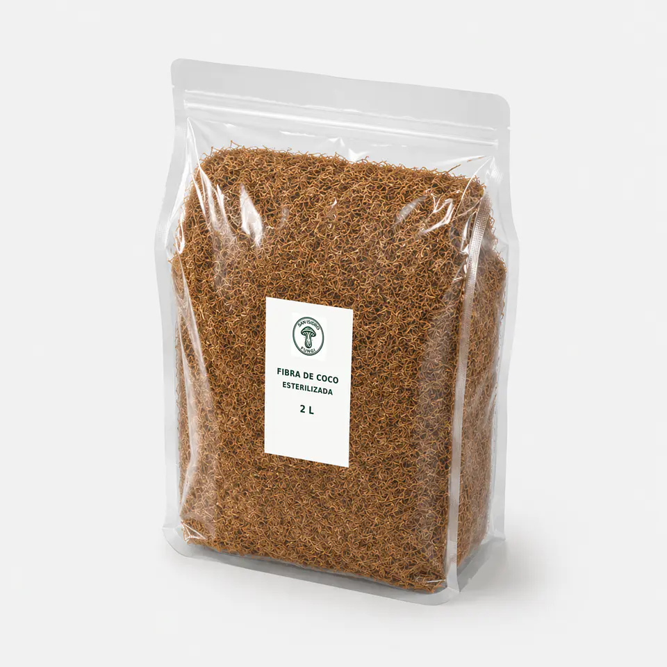 Fibra de Coco Esterilizada 2 L | San Isidro Fungi 1