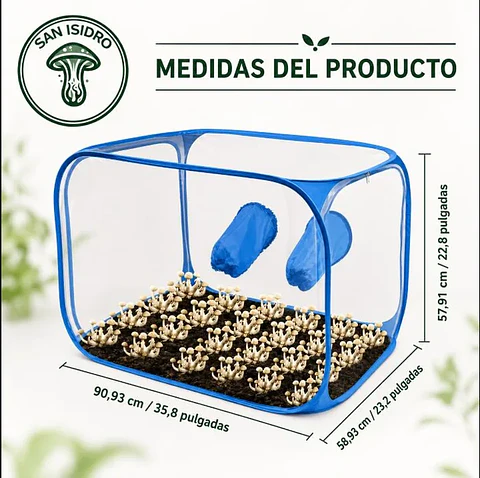 Cámara fructificadora plegable pop-up San Isidro