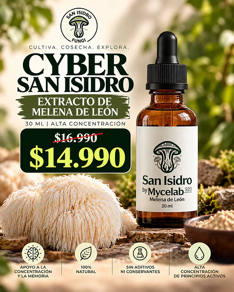 Extracto de Melena de León 30 ml | San Isidro-Producto Cyber