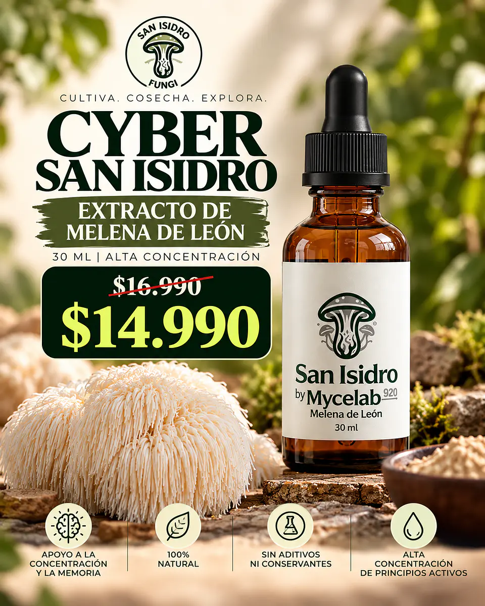 Extracto de Melena de León 30 ml | San Isidro-Producto Cyber 1