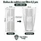 Bolsa para cultivo de Hongos 25x50CM - Miniatura 1