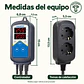 Controlador de temperatura INKBIRD ITC-306T 220 V | Programación día/noche - Miniatura 3