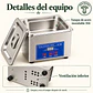 Limpiador ultrasónico digital Raugee · 800 ml · 40 kHz - Miniatura 4