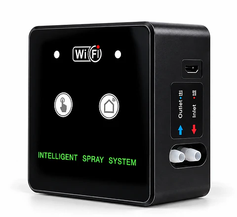 Sistema de pulverización WiFi para cultivo de hongos e invernaderos