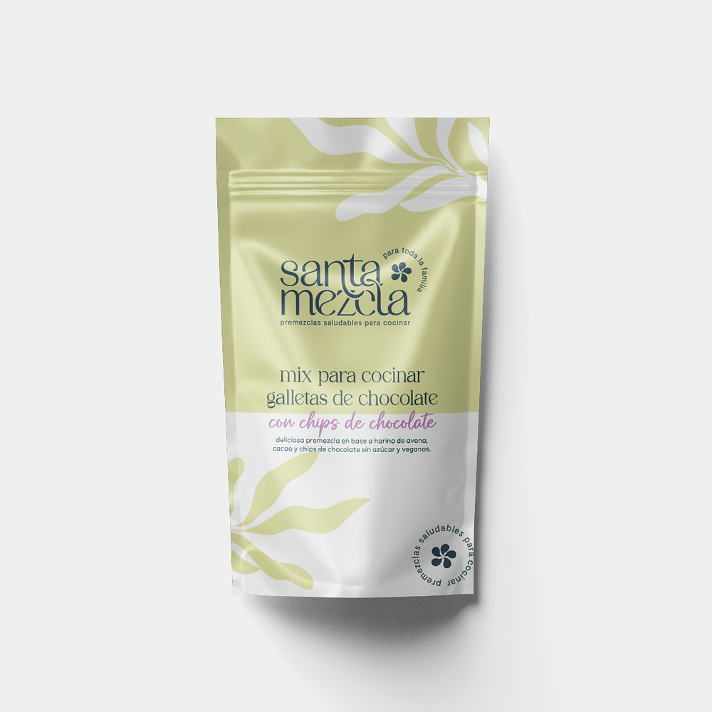 Premezcla para galletas de chocolate con chips de chocolate