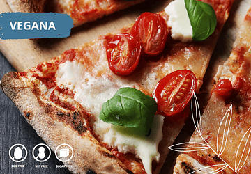 Masa de pizza apta para veganos 