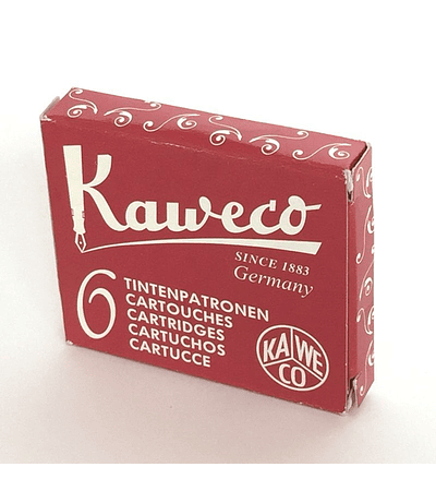 Kaweco - Ink Cartridges - Ruby Red