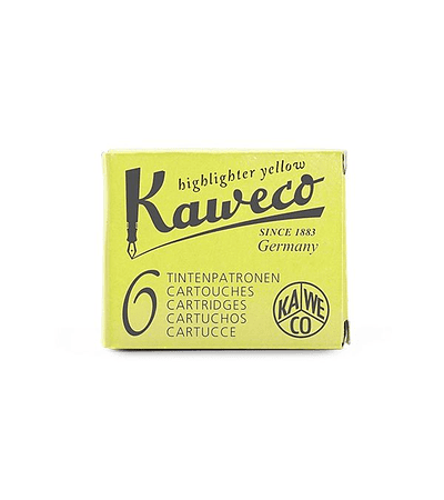 Kaweco - Ink Cartridges - Glowing Yellow