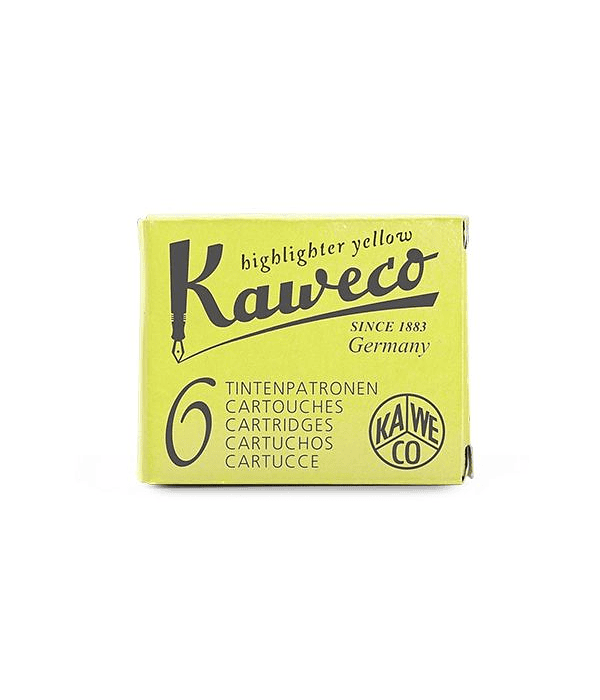 Kaweco - Ink Cartridges - Glowing Yellow