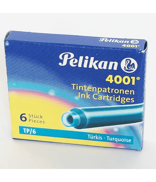 Pelikan - Cartucho pequeño 6 un - Turquesa