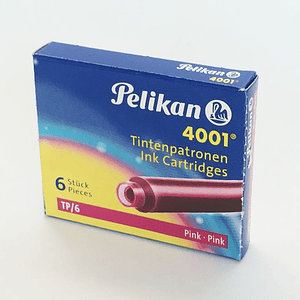 Pelikan - Cartucho pequeño 6 un - Rosado