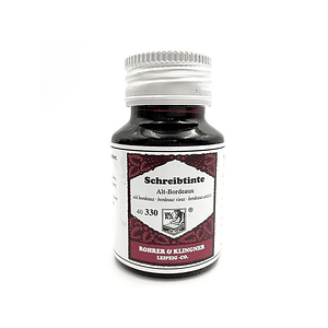 R&K - 50 ml Schreibtinte - Alt-Bordeaux