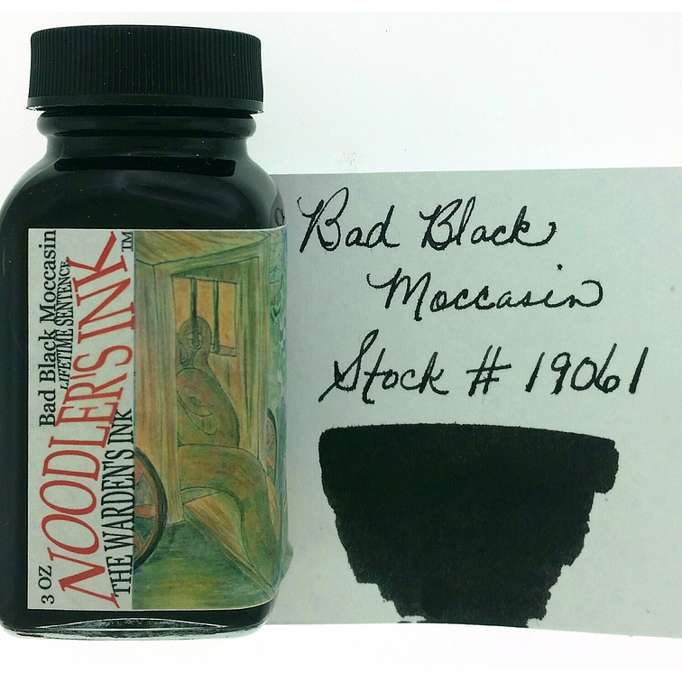 Noodler's - Botella 3 oz - Bad Black Moccasin 