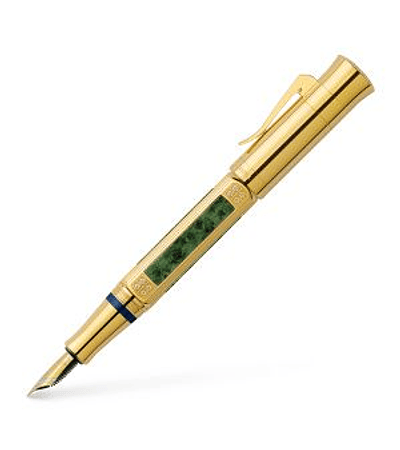 Graf von Faber-Castell - Lápiz del año 2015 oro - Green Silesian serpentines