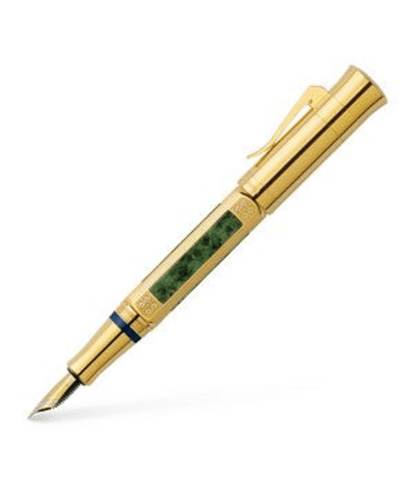 Graf von Faber-Castell - Lápiz del año 2015 oro - Green Silesian serpentines