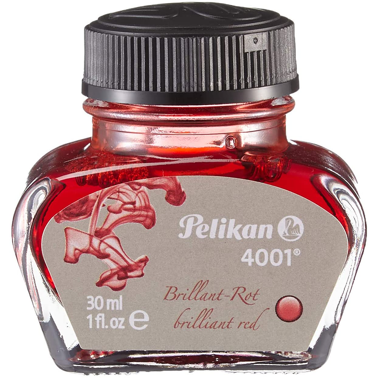Pelikan - Tinta 4001 - Brilliant red