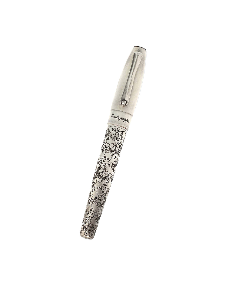 Montegrappa - Fortuna - Steel Merry Skull limited ed.