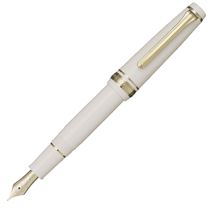 Sailor - PG Slim Mini Gold Trim 14k nib - Beni White