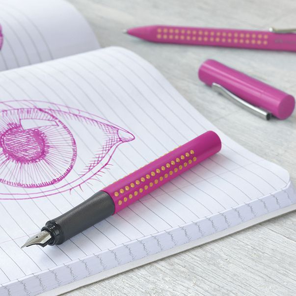 Faber Castell Grip 2010 - Kit Pluma M y Bolígrafo XB Dapple Gray