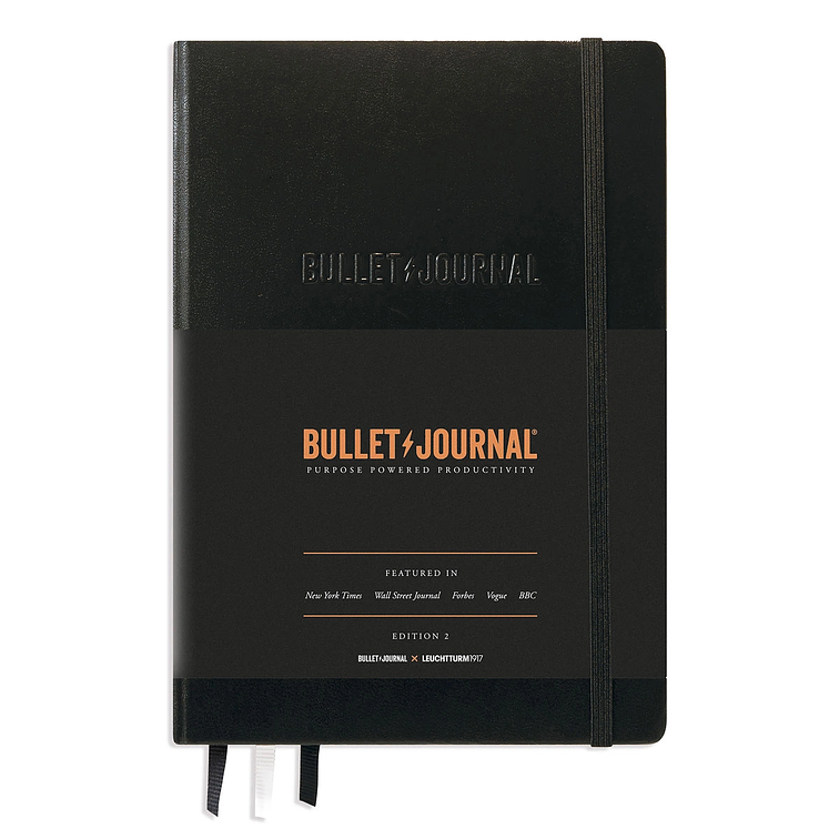 Leuchtturm - Libreta Mediana Bullet Journal 2 Edition - Black