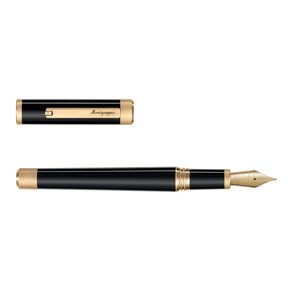 Montegrappa - Zero - Plumín acero - Yellow gold 3