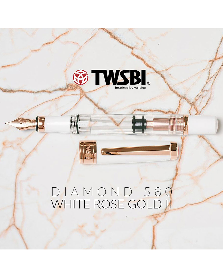 TWSBI - Diamond 580 RG II - White