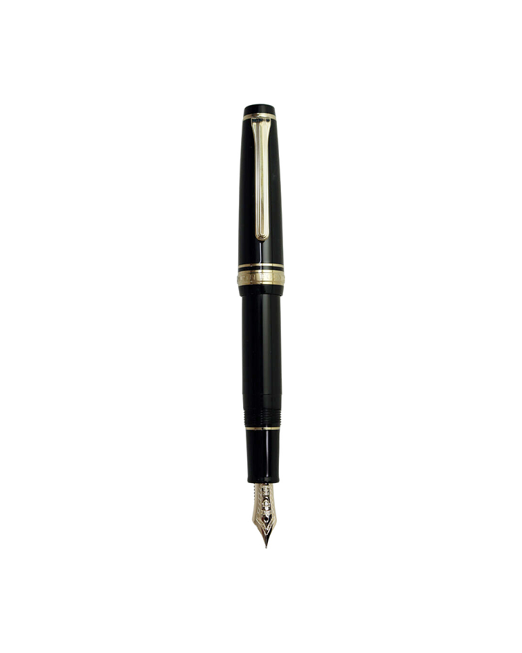 Sailor - PG Slim Mini Gold Trim 14k nib - Black