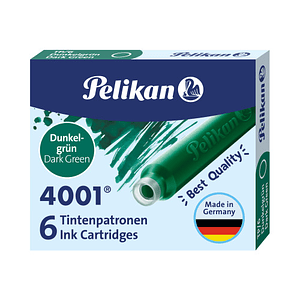 Pelikan - Cartucho pequeño 6 un - Dark Green 