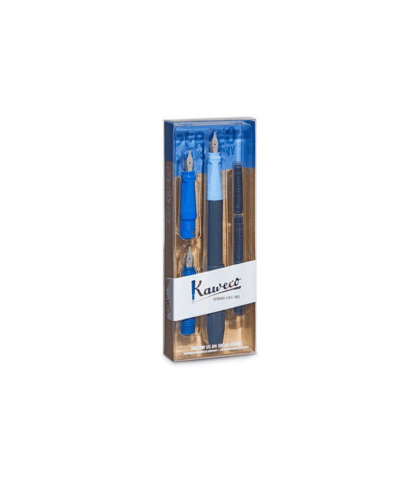 Kaweco Perkeo Calligraphy Set Blue