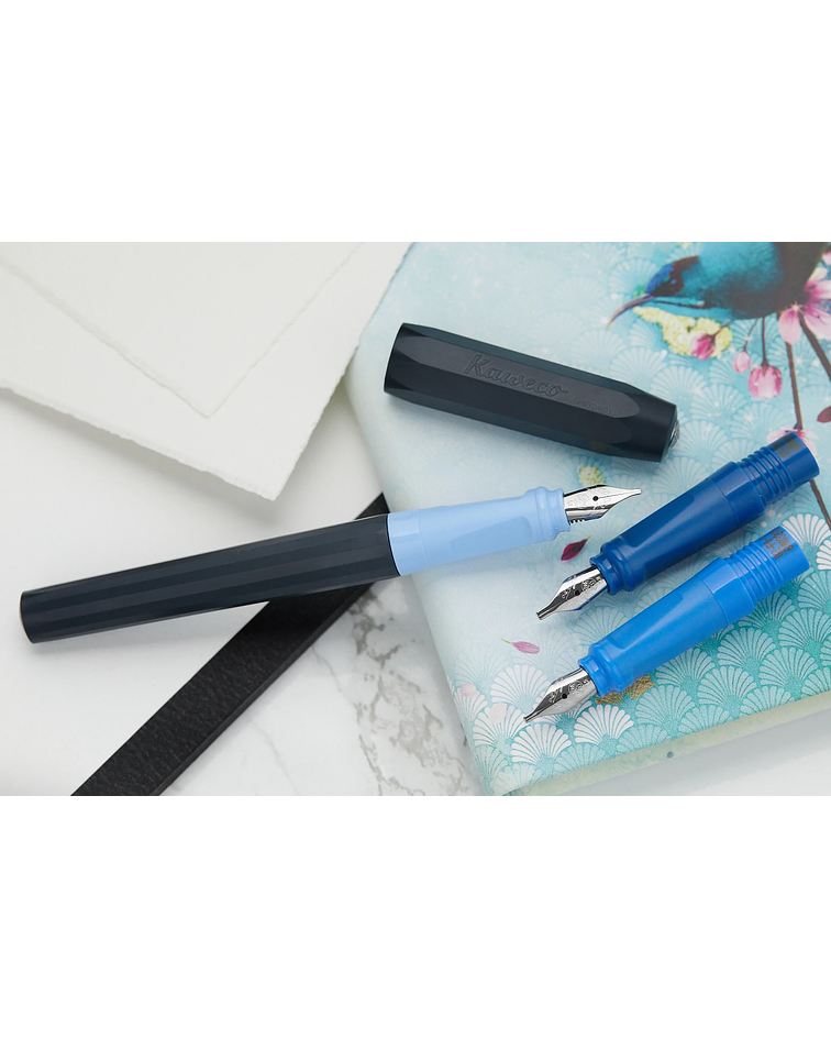 Kaweco Perkeo Calligraphy Set Blue